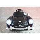 Kinderfahrzeug - Elektro Auto "Mercedes 300SL -Oldtimer" - lizenziert - inkl. Fernsteuerung -Schwarz