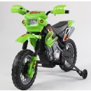 Kinderfahrzeug - Elektro Cross Kindermotorrad - 6V4,5Ah - Neuheit-Grün