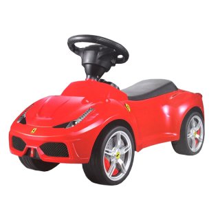 Kinderauto - Rutscher - Auto "Ferrari 458" lizenziert mit Gummireifen - Rot