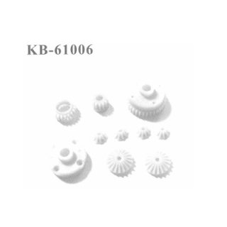 KB-61006 Zahnräder, 8 Stück Differential + Getriebe