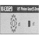 MA3029 12T Pinion Gear (5.0mm) Raptor