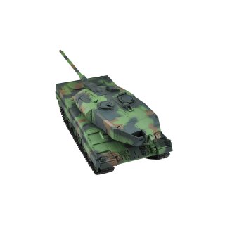 RC Militär Panzer Leopard 2A6 R&S/2.4GHZ/Holzbox Metallgetriebe/QC 