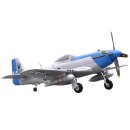 P-51D Mustang blue PNP