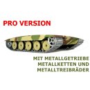 RC Panzer "Deutscher Königstiger - Henschelturm" 1:16 Heng Long Rauch und Sound Metallgetriebe Metallketten PRO V7.0