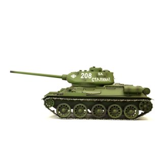 RC Panzer Russischer T-34/85 1:16 Heng Long Rauch&Sound 2,4Ghz  V 7.0  PRO Modell