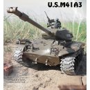 RC Panzer M41 A3 "WALKER BULLDOG" Heng Long 1:16 mit R&S, Metallgetriebe und Metallketten -2,4Ghz V7.0 -PRO
