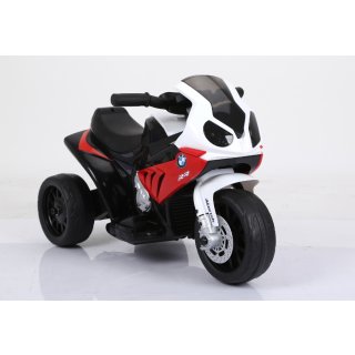 Kinderfahrzeug - Elektro Kindermotorrad - Dreirad - Lizenziert von BMW - Modell 188 - Rot