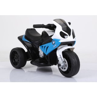 Kinderfahrzeug - Elektro Kindermotorrad - Dreirad - Lizenziert von BMW - Modell 188 - Blau