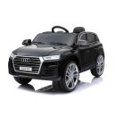 Kinder Elektroauto Audi Q5 S-Line, Ledersitz, EVA-Reifen, Fernbedienung, 2x 35W, schwarz