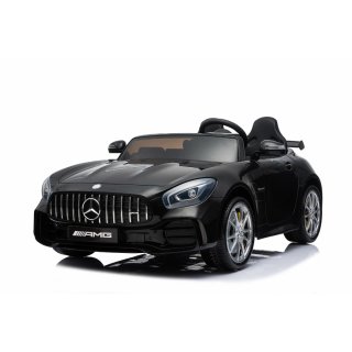 Neu & Ovp!! EVA Ledersitz etc. Kinder Elektro Auto Mercedes AMG GTR schwarz 
