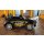 Kinder Elektroauto "Mercedes GT R Doppelsitzer" - lizenziert - 12V10AH, 2 Motoren 2,4Ghz Fernsteuerung, MP3, Ledersitz EVA Schwarz Kinderfahrzeug