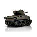 Torro 1/16 RC Panzer M4A3 Sherman 76mm tarn BB