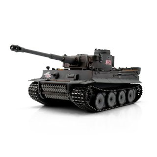 Torro 1/16 RC Panzer Tiger 1 Frühe Ausf. BB Hobby-Edition grau
