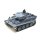RC Panzer "German Tiger I" Heng Long 1:16 Grau, Rauch&Sound,Metallgetriebe (Stahl) und Metallketten 2,4Ghz V 7.0  PRO