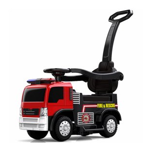 Elektro Kinderfahrzeug - Rutscher in Feuerwehr Design - 6V4,5Ah mit Sirene