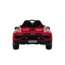 Kinderfahrzeug - Elektro Auto Lamborghini Aventador SVJ - lizenziert - 12V7AH,  2,4Ghz Fernsteuerung, MP3, Ledersitz EVA Lackiert Rot