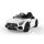 Kinderfahrzeug - Elektro Auto "Mercedes AMG GT" - lizenziert - 12V, 2 Motoren 2,4Ghz, MP3, Ledersitz EVA-Weiss