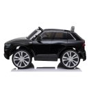 Kinderfahrzeug - Elektro Auto Audi Q8 - lizenziert - 12V Akku und 2 Motoren 2,4Ghz + MP3 + Leder + EVA, schwarz