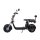 Coco Bike Fat E-Scooter mit Straßenzulassung bis zu 40 km/h schnell - ca. 35km Reichweite, 60V | 12AH Akku -Matt-Schwarz