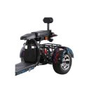 Coco Bike E-Scooter mit Straßenzulassung und drei Räder bis zu 35 km/h schnell - ca. 35-40km Reichweite, 60V | 2000W | 12AH Akku Gelb