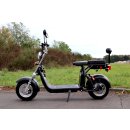 Coco Bike Fat E-Scooter mit Straßenzulassung bis zu 48 km/h schnell - mit Alu Felgen, 60V | 1500W | 12AH Akku -CP1.6