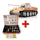 Torro 1/16 RC Panzer Panther F unlackiert IR + Solution Box