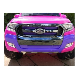 Kinderfahrzeug Elektroauto für Kinder Ford Ranger Wildtrak Doppelsitzer Pink 4x45W Ledersitze EVA