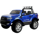 Kinderfahrzeug Elektroauto für Kinder "Ford Ranger Wildtrak Doppelsitzer" Blau lackiert 4x45W Ledersitze EVA