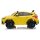 Kinderfahrzeug Ford Focus RS Gelb 2x45W 2,4G 5-Punkt-Sicherheitsgurte Kinder Elektroauto