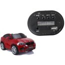 Radio Panel für elektrische Kinderfahrzeuge, Kinder Elektroauto BMW X6M
