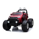 Kinderfahrzeug Elektroauto für Kinder "Ford Ranger Monster" rot lackiert 4x45W Ledersitze EVA