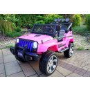 Kinderfahrzeug Auto S2388 Jeep Pink 4x45W Kinder Elektroauto