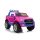 Kinderfahrzeug Elektroauto für Kinder "Ford Ranger Wildtrak Doppelsitzer" Pink 4x45W Ledersitze EVA LCD