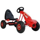 Go-Kart A-18 Rot Fahrzeug für Kinder Gokart Tretauto