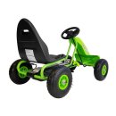 Go-Kart A-18 Grün Fahrzeug für Kinder Gokart Tretauto