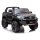 Kinderfahrzeug Toyota Hilux Jeep SUV Doppelsitzer Ledersitze EVA-Reifen schwarz lackiert