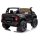 Kinderfahrzeug Toyota Hilux Jeep SUV Doppelsitzer Ledersitze EVA-Reifen schwarz lackiert