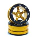 Beadlock Wheels PT-Safari Gold/Schwarz 1.9 (2 St.) ABSIMA...