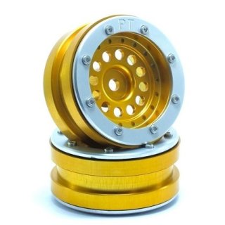 Beadlock Wheels PT-Bullet Gold/Silber 1.9 (2 St.) ABSIMA MT0020GOS