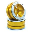 Beadlock Wheels PT- Slingshot Gold/Silber 1.9 (2 St.)...