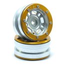 Beadlock Wheels PT- Distractor Silber/Gold 1.9 (2 St.)...