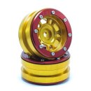 Beadlock Wheels PT- Distractor Gold/Rot 1.9 (2 St.)...