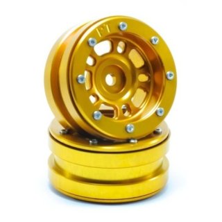 Beadlock Wheels PT- Distractor Gold/Gold 1.9 (2 St.) ABSIMA MT0040GOGO