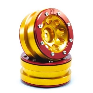 Beadlock Wheels PT- Ecohole Gold/Rot 1.9 (2 St.) ABSIMA MT0050GOR