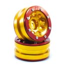 Beadlock Wheels PT- Ecohole Gold/Rot 1.9 (2 St.) ABSIMA...