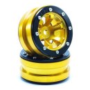 Beadlock Wheels PT- Claw Gold/Schwarz 1.9 (2 St.) ABSIMA...