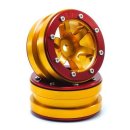 Beadlock Wheels PT- Wave Gold/Rot 1.9 (2 St.) ABSIMA...