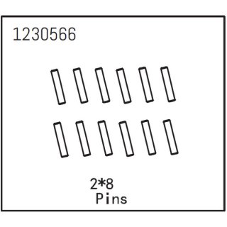 Pins 2*8 (12 St.) ABSIMA 1230566