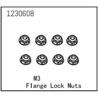 Flanschmutter M3 (8 St.) ABSIMA 1230608