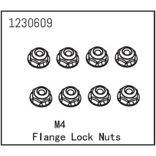 Flanschmutter M4 (8 St.) ABSIMA 1230609
